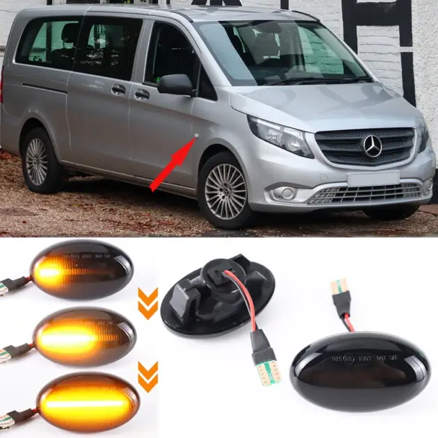 Dimmed Dynamic LED Turn Signal, Blinker (Smart/A-Class/Vito/Citan/V-Class)