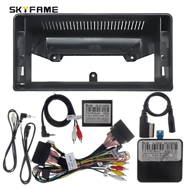 SKYFAME 12.3 Inch Car Frame Fascia Adapter Canbus Box Android Radio Dash Fitting Panel Kit For Benz G Class G500 G55 G63 W463