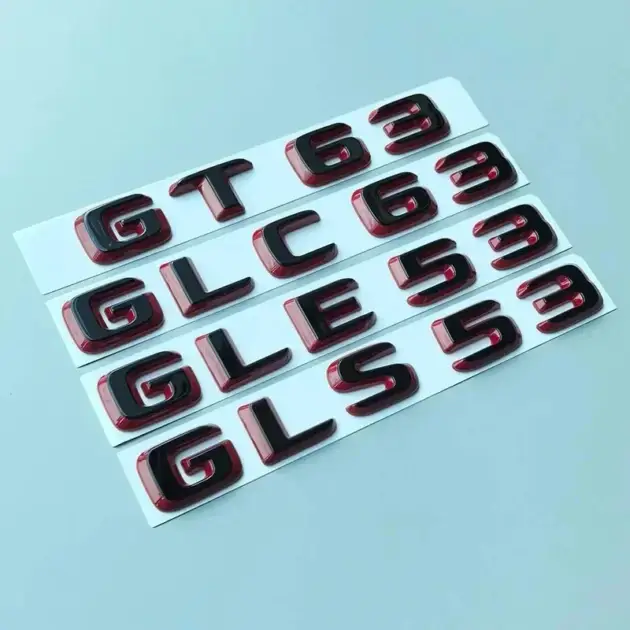 Car Emblem Trunk for Mercedes Benz C63 E63 G63 GT63 S63L GLC63 GLE63 GLS63 CLS63