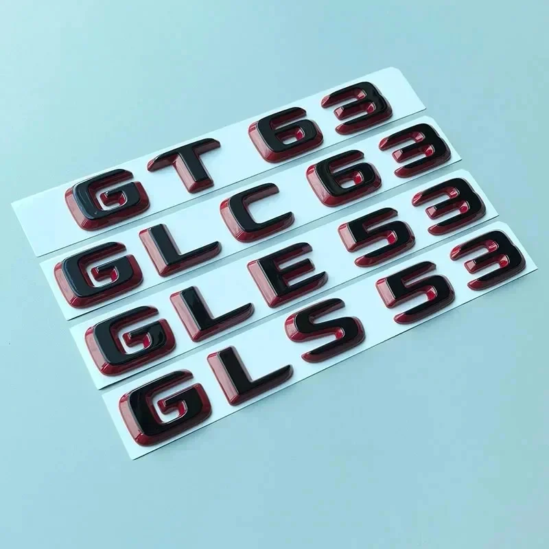 Car Emblem Trunk for Mercedes Benz C63 E63 G63 GT63 S63L GLC63 GLE63 GLS63 CLS63