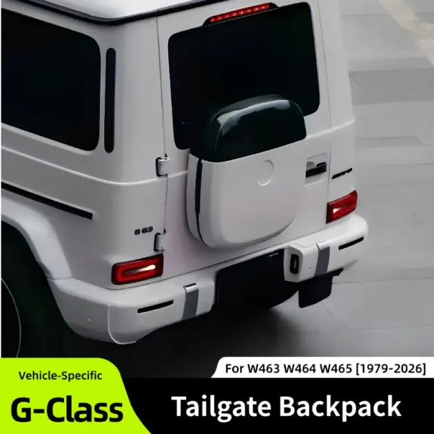 G580 Style Spare Tire Cover Trunk Storage Box For Mercedes (G-Class)