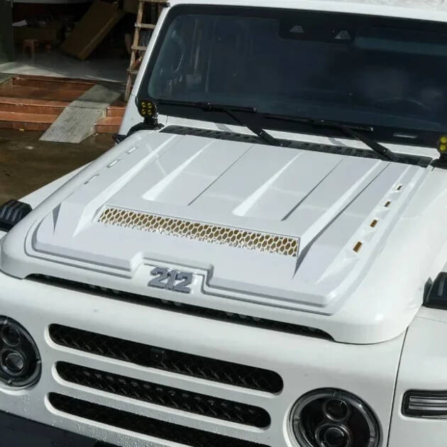 Car Hood Cover for BAIC 212 T01 2024 2025 Engine Cover Decoration Sticker Off-Road Exterior Modification Accessories