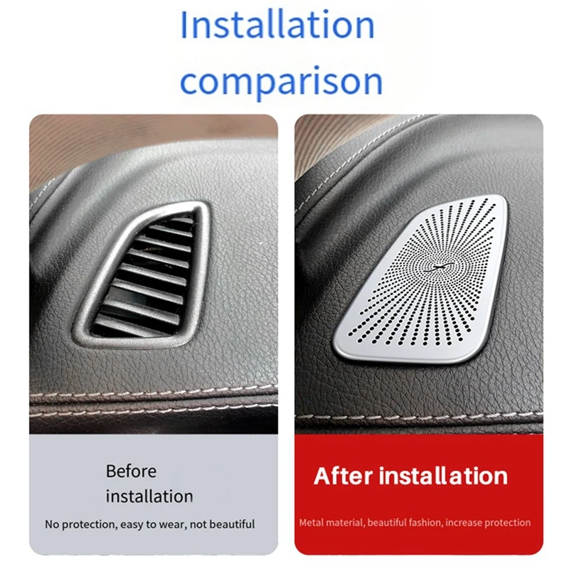 Car Dashboard Horn Cover Air Outlet Trim (GLC/C-class) 2015-2021 - Image 5